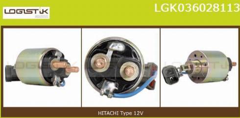 LGK LGK036028113 - Solenoid Switch, starter autospares.lv