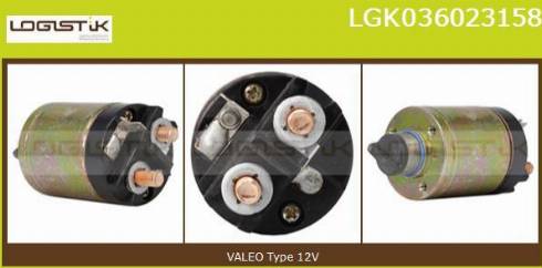 LGK LGK036023158 - Solenoid Switch, starter autospares.lv