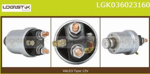 LGK LGK036023160 - Solenoid Switch, starter autospares.lv