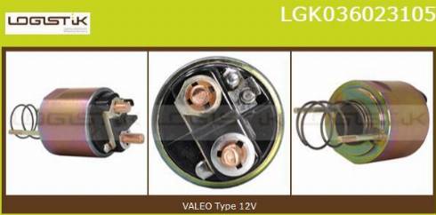 LGK LGK036023105 - Solenoid Switch, starter autospares.lv