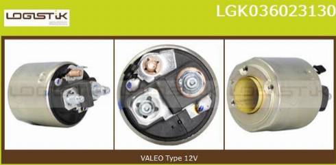 LGK LGK036023130 - Solenoid Switch, starter autospares.lv