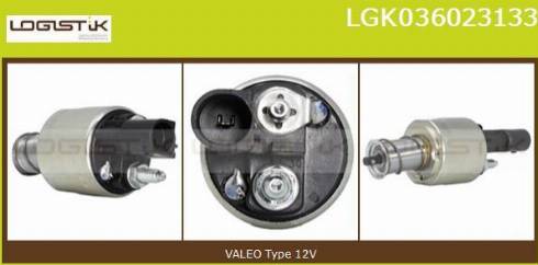 LGK LGK036023133 - Solenoid Switch, starter autospares.lv