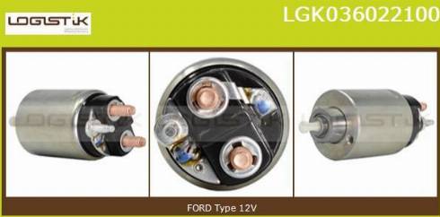 LGK LGK036022100 - Solenoid Switch, starter autospares.lv