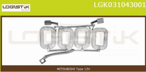 LGK LGK031043001 - Field Winding, starter autospares.lv