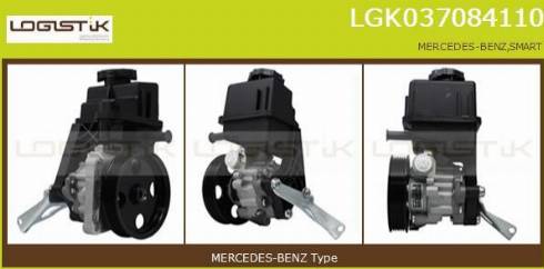 LGK LGK037084110 - Hydraulic Pump, steering system autospares.lv