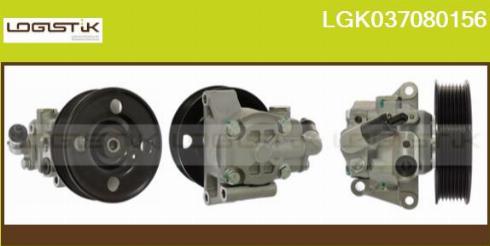 LGK LGK037080156 - Hydraulic Pump, steering system autospares.lv