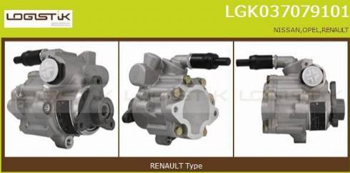 LGK LGK037079101 - Hydraulic Pump, steering system autospares.lv