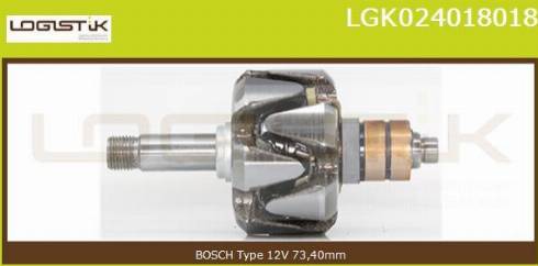 LGK LGK024018018 - Rotor, alternator autospares.lv