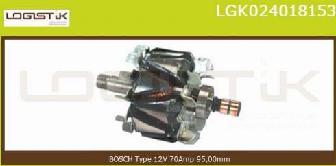 LGK LGK024018153 - Rotor, alternator autospares.lv