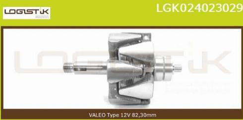 LGK LGK024023029 - Rotor, alternator autospares.lv