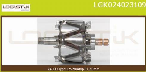 LGK LGK024023109 - Rotor, alternator autospares.lv