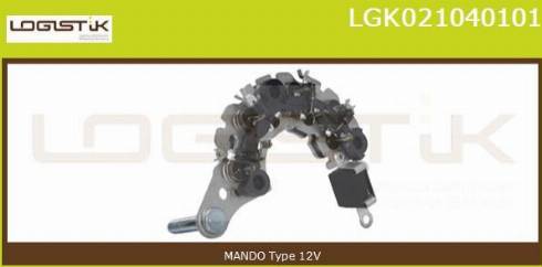 LGK LGK021040101 - Rectifier, alternator autospares.lv