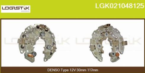 LGK LGK021048125 - Rectifier, alternator autospares.lv