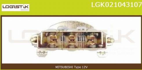 LGK LGK021043107 - Rectifier, alternator autospares.lv