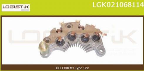 LGK LGK021068114 - Rectifier, alternator autospares.lv