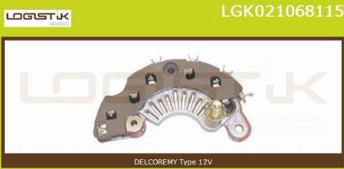 LGK LGK021068115 - Rectifier, alternator autospares.lv