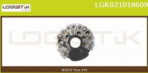 LGK LGK021018609 - Rectifier, alternator autospares.lv