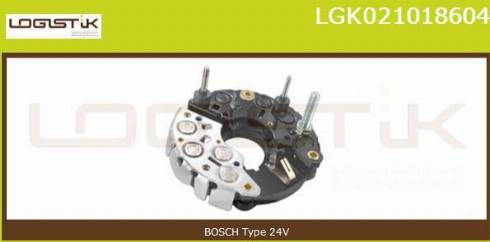 LGK LGK021018604 - Rectifier, alternator autospares.lv