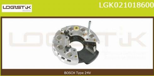 LGK LGK021018600 - Rectifier, alternator autospares.lv