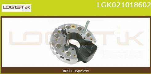LGK LGK021018602 - Rectifier, alternator autospares.lv