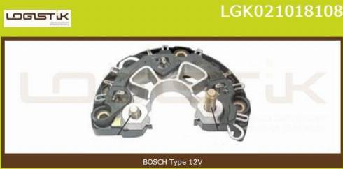 LGK LGK021018108 - Rectifier, alternator autospares.lv