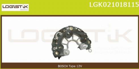 LGK LGK021018115 - Rectifier, alternator autospares.lv