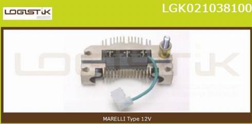 LGK LGK021038100 - Rectifier, alternator autospares.lv