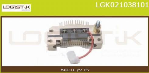 LGK LGK021038101 - Rectifier, alternator autospares.lv