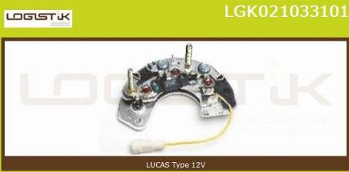 LGK LGK021033101 - Rectifier, alternator autospares.lv