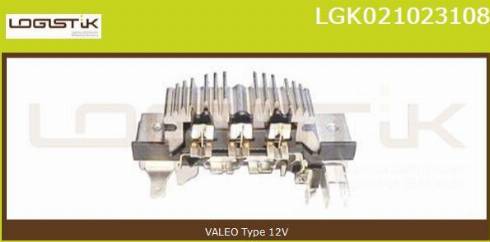 LGK LGK021023108 - Rectifier, alternator autospares.lv