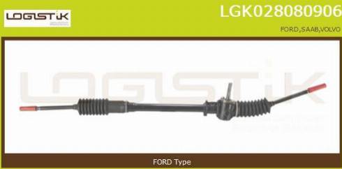 LGK LGK028080906 - Steering Gear autospares.lv