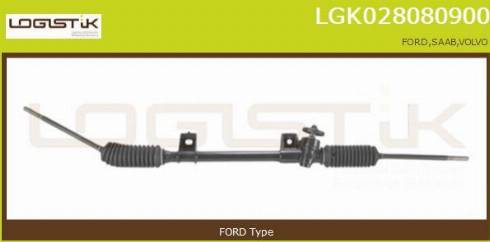 LGK LGK028080900 - Steering Gear autospares.lv