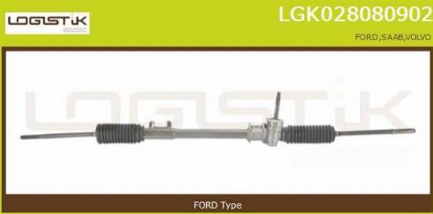 LGK LGK028080902 - Steering Gear autospares.lv