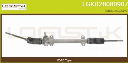 LGK LGK028080907 - Steering Gear autospares.lv