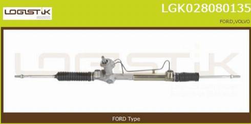 LGK LGK028080135 - Steering Gear autospares.lv