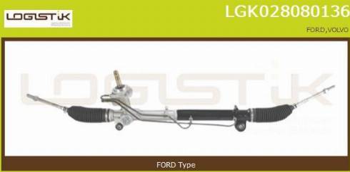 LGK LGK028080136 - Steering Gear autospares.lv