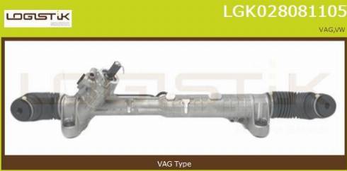 LGK LGK028081105 - Steering Gear autospares.lv