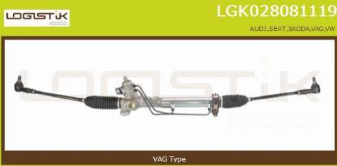 LGK LGK028081119 - Steering Gear autospares.lv