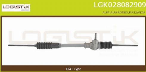 LGK LGK028082909 - Steering Gear autospares.lv