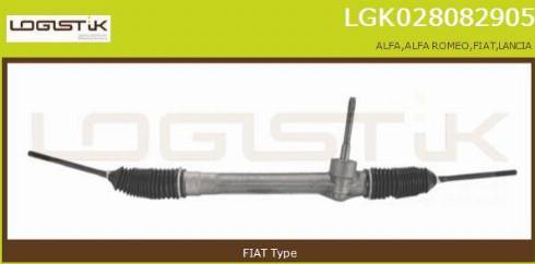 LGK LGK028082905 - Steering Gear autospares.lv