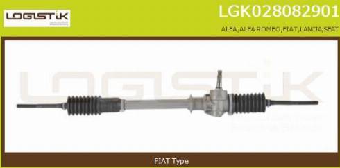 LGK LGK028082901 - Steering Gear autospares.lv