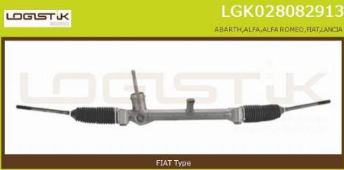 LGK LGK028082913 - Steering Gear autospares.lv