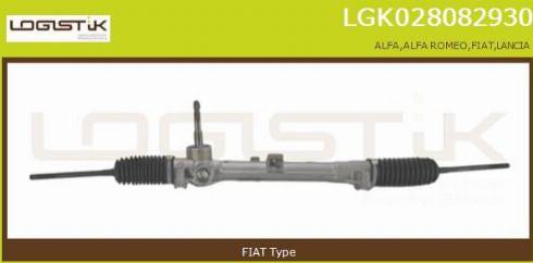 LGK LGK028082930 - Steering Gear autospares.lv