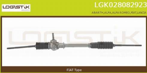 LGK LGK028082923 - Steering Gear autospares.lv