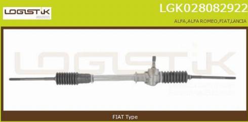 LGK LGK028082922 - Steering Gear autospares.lv