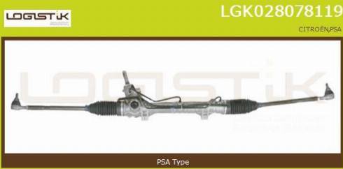 LGK LGK028078119 - Steering Gear autospares.lv