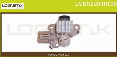 LGK LGK022040105 - Voltage regulator, alternator autospares.lv