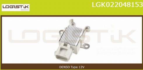 LGK LGK022048153 - Voltage regulator, alternator autospares.lv