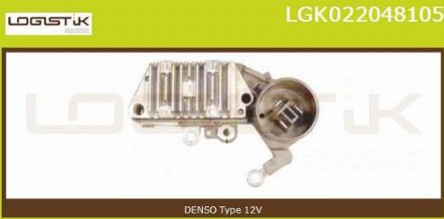 LGK LGK022048105 - Voltage regulator, alternator autospares.lv