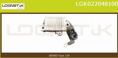 LGK LGK022048100 - Voltage regulator, alternator autospares.lv